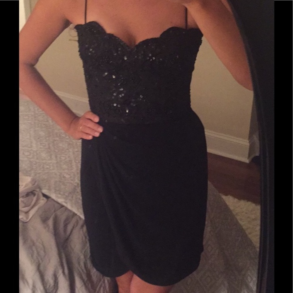 New Year’s Eve sequins dress